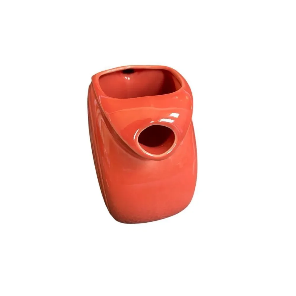 Fiesta Fiestaware Paprika Persimmon Poppy Burnt Orange Water Disk Disc Pitcher